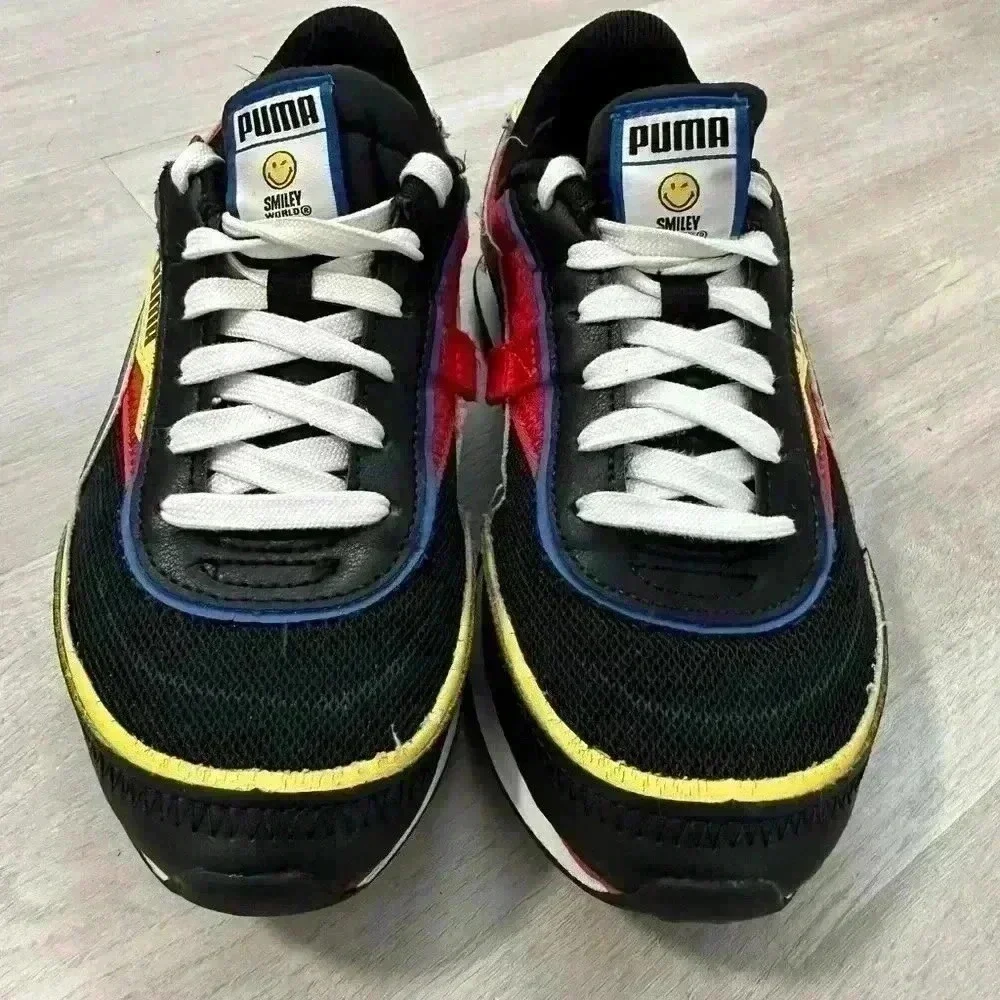 Puma Future Rider Smiley World Kids Multi Color Casual Shoes Sneakers Size 5C